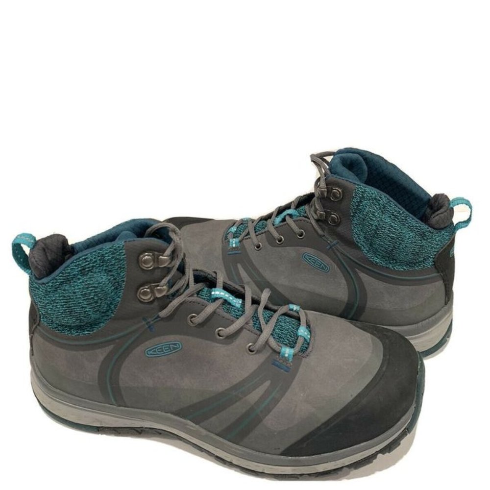 KEEN Size 9.5 Waterproof Leather Steel Toe